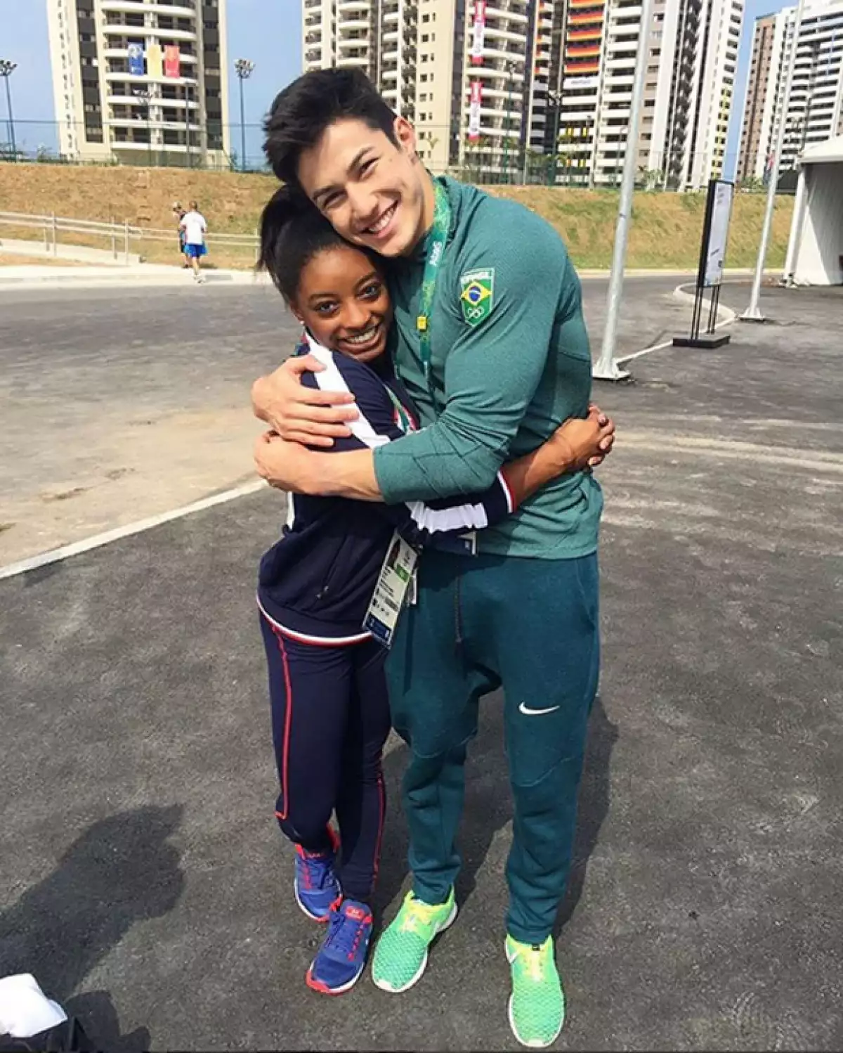 A decir por sus redes sociales, los atletas mantienen una relación desde 2015.