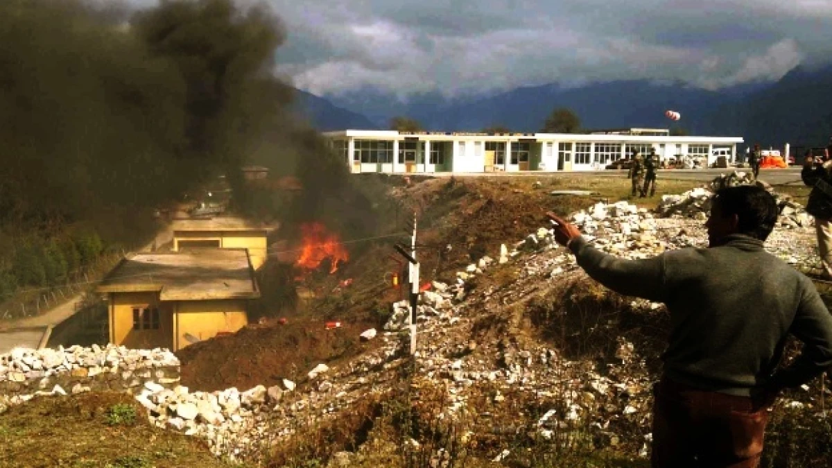 Accidente de helicóptero