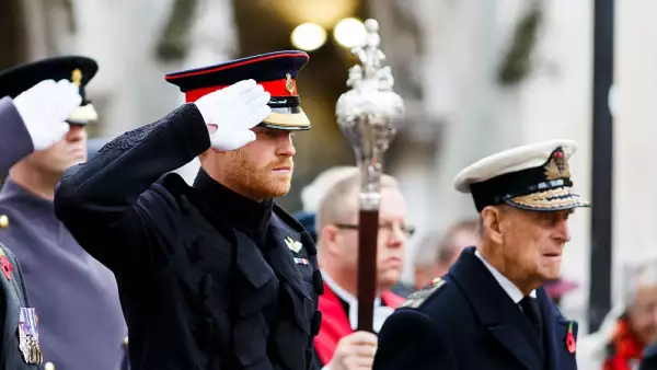 Príncipe Harry y el duque de Edimburgo