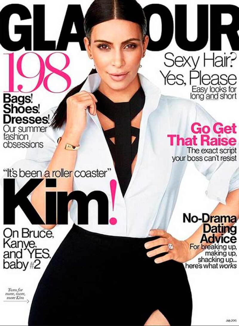 La socialité aparece en la portada de Glamour, a quien concedió los primeros detalles de este nuevo embarazo.