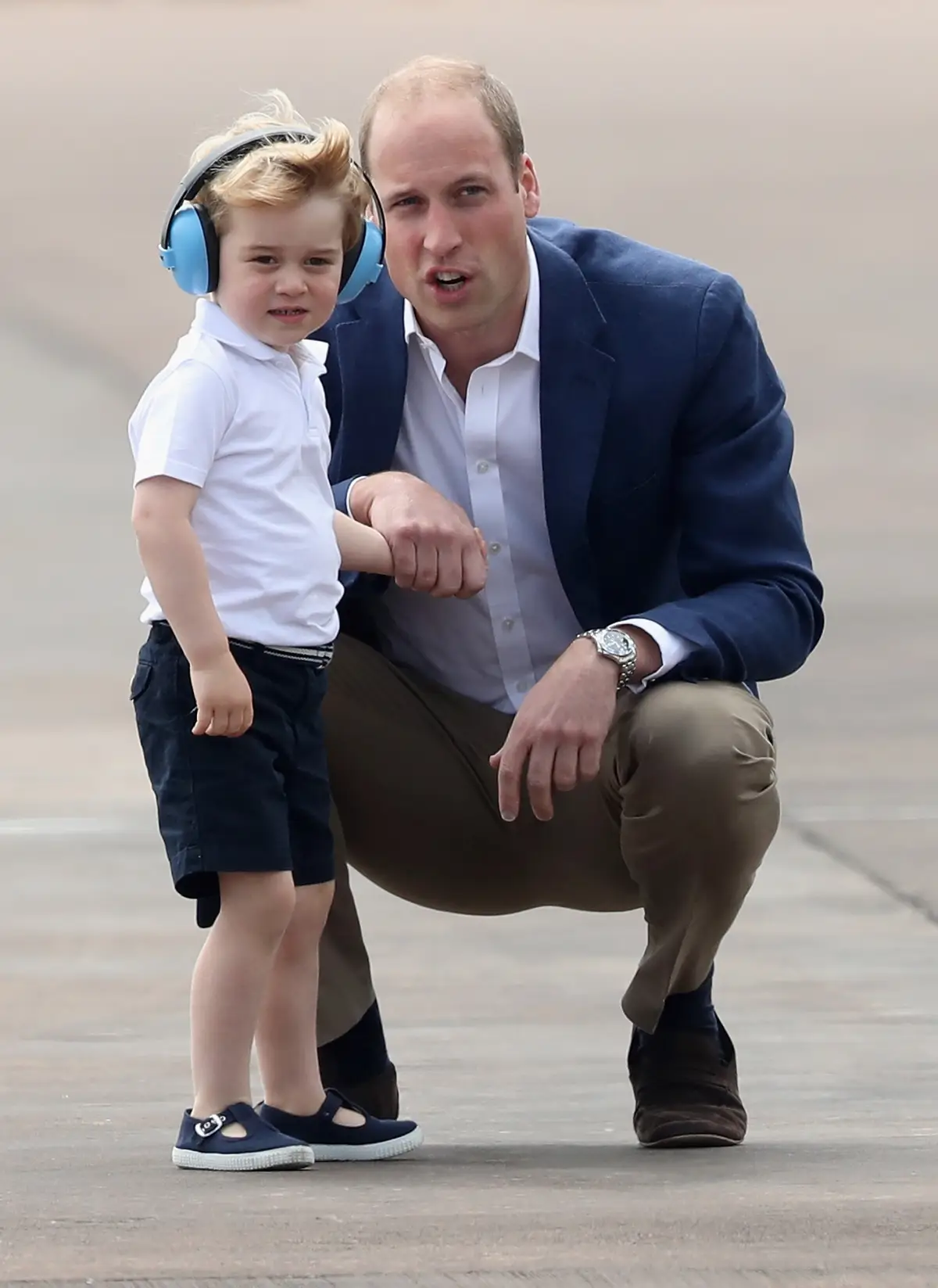 George y William en 2016