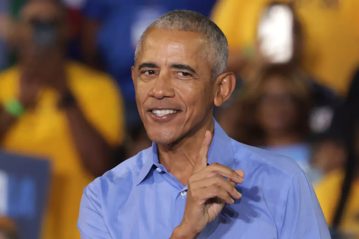 Barack Obama Joins Kamala Harris As She Campaigns For President In Georgia