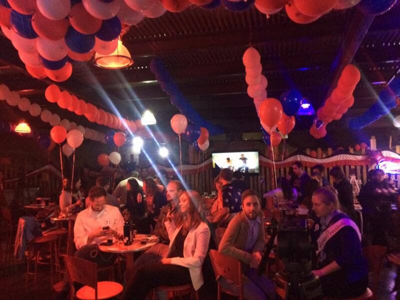 Festejo electoral