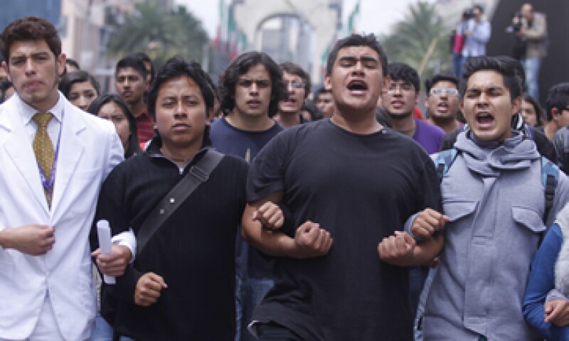 Los estudiantes piden que el director interino se concentre sólo en los asuntos inmediatos. (Foto: Cuartoscuro)