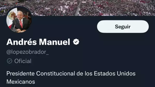 Twitter oficial AMLO
