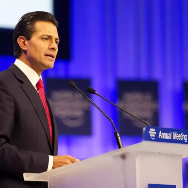 El presidente también presumió las reformas aprobadas durante su primer año de Gobierno.