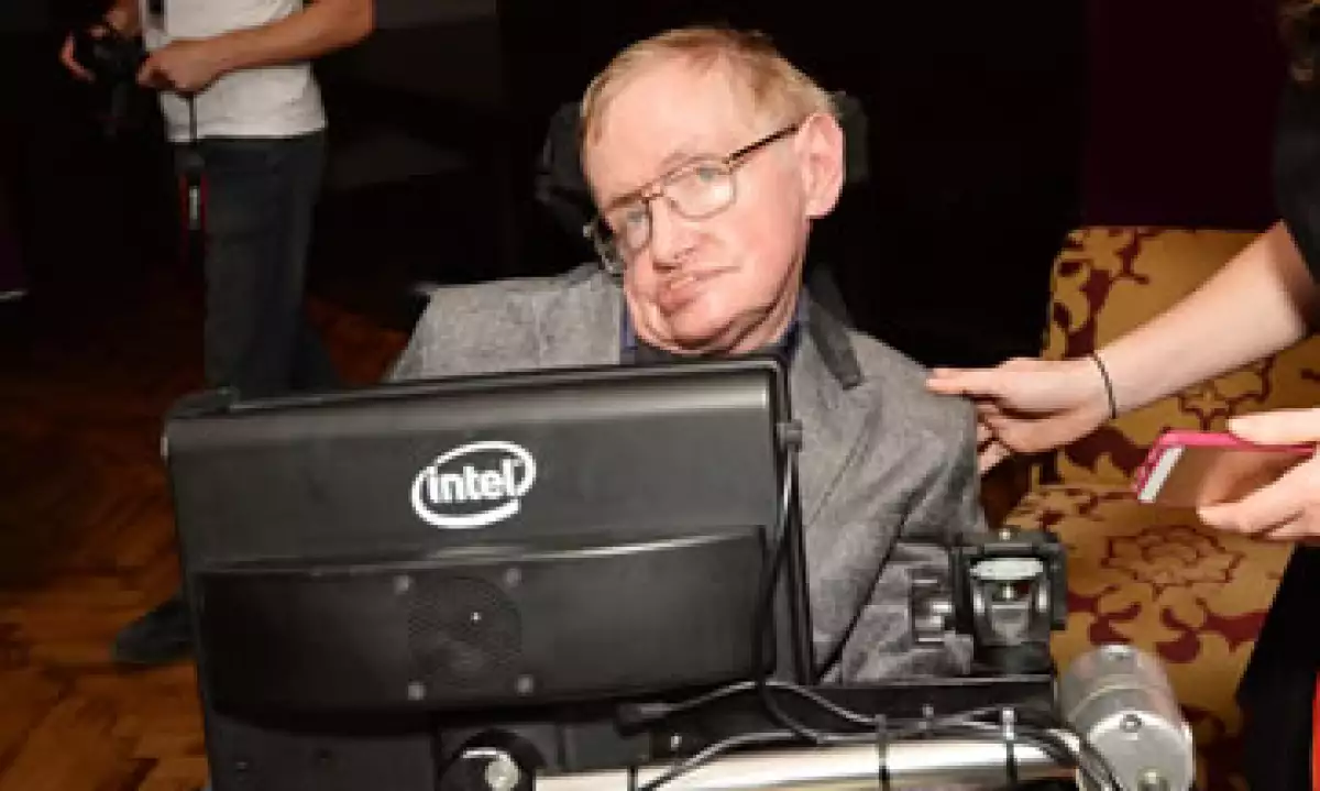 Hawking se comunica a través de ACAT, desarrollado por Intel Labs (Foto: Getty Images/Archivo )