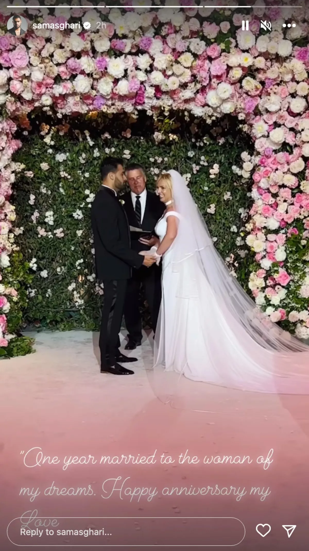 Sam Asghari y Britney Spears 