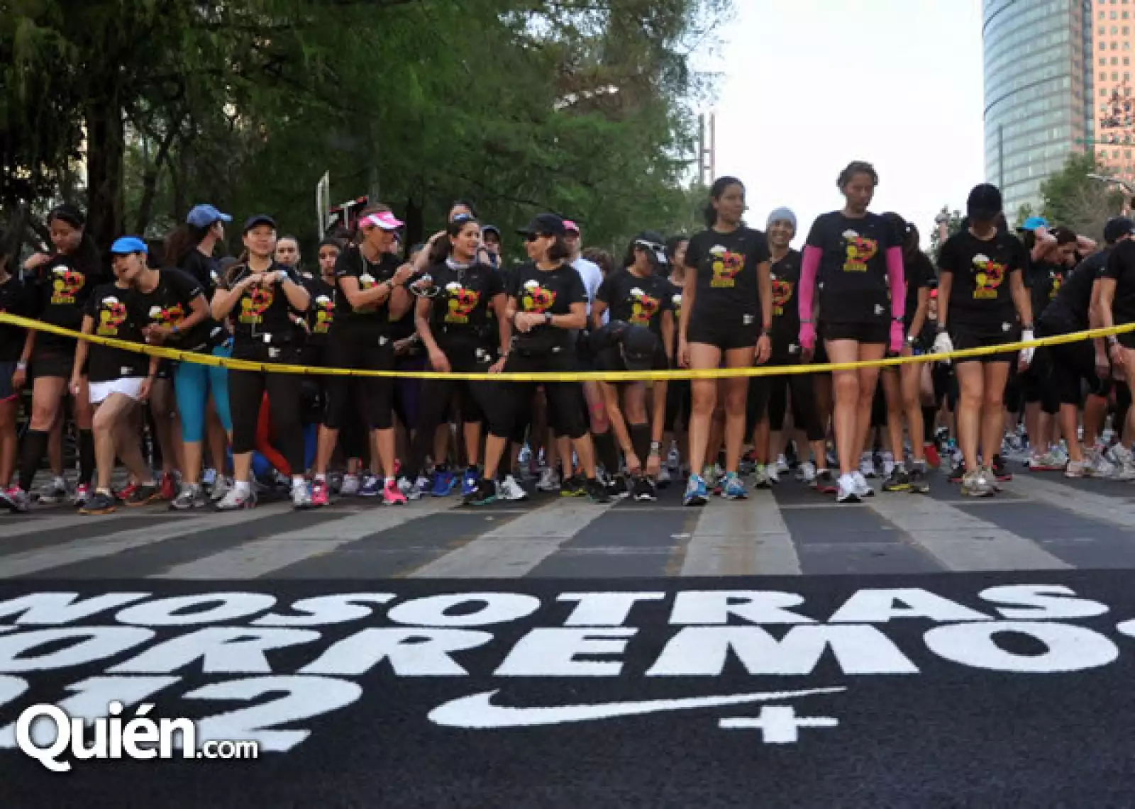 Salida de la carrera organizada por Nike