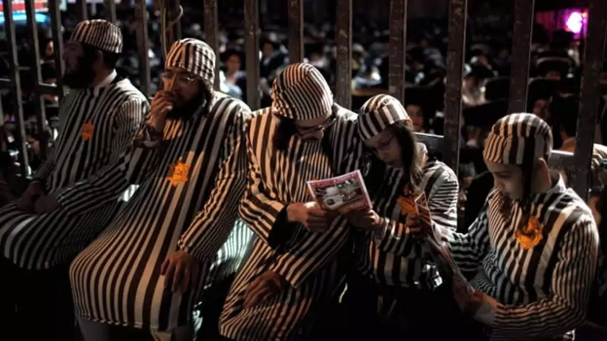 manifestacion judios ultraortodoxos