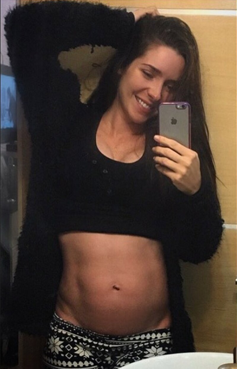Anteriormente la actriz ya había presumido su baby bump.