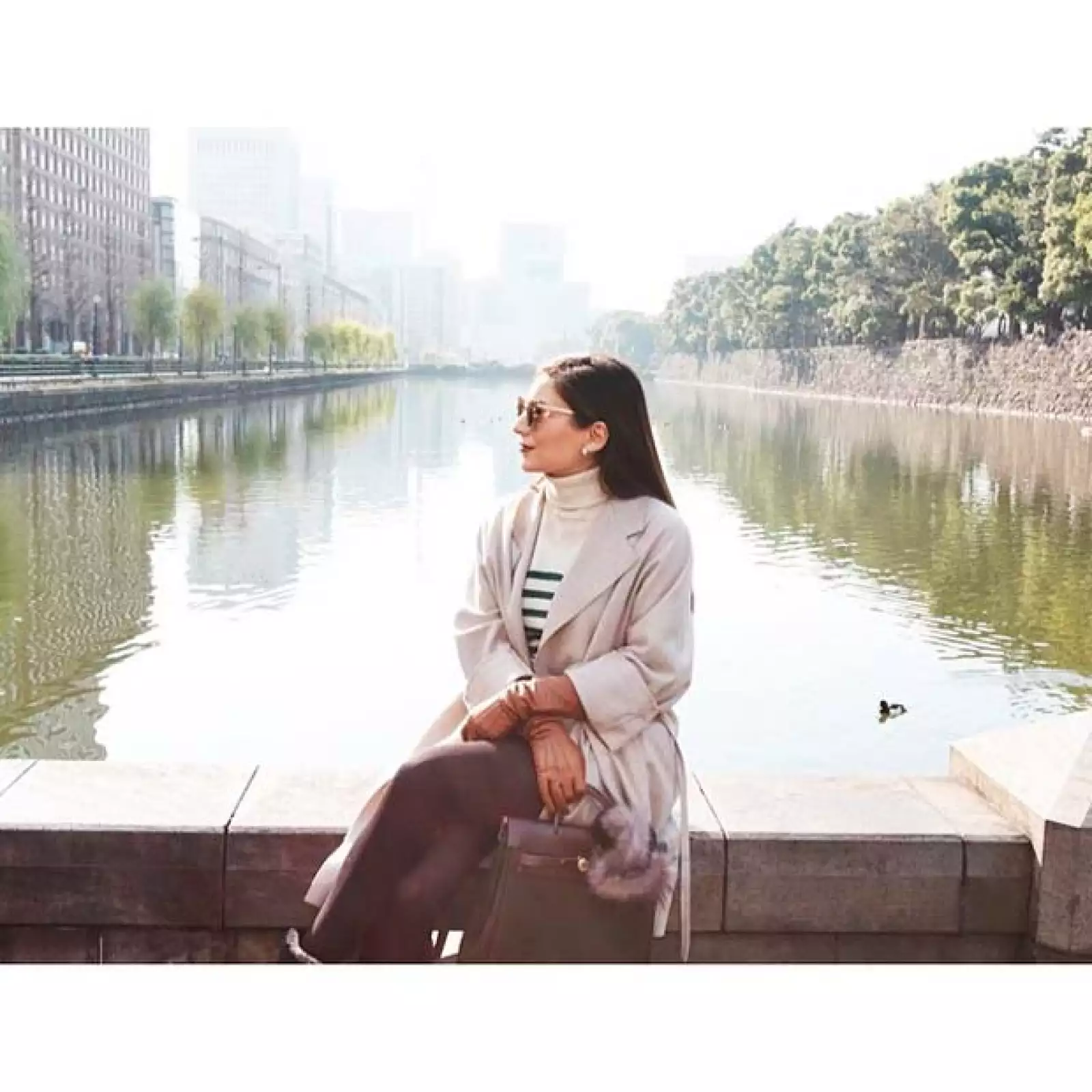 Ana Brenda llevó su belleza y elegancia hasta Tokio.