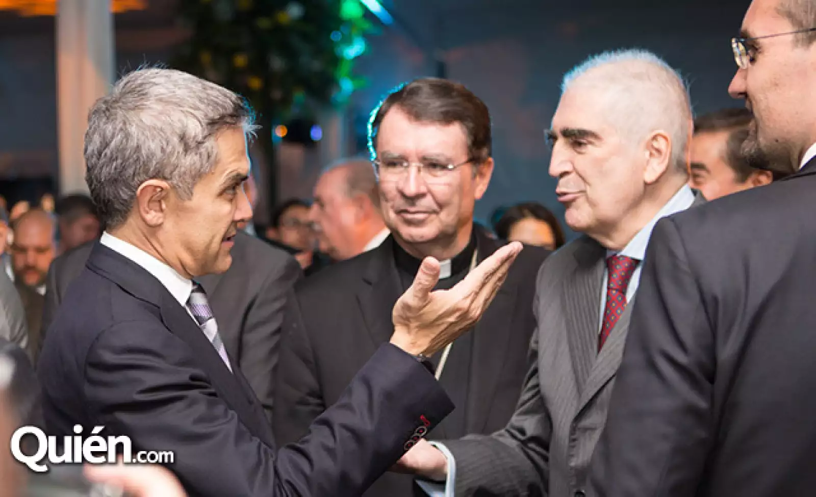 Miguel Ángel Mancera, Christoper Pierre y Rafael Tovar y de Teresa