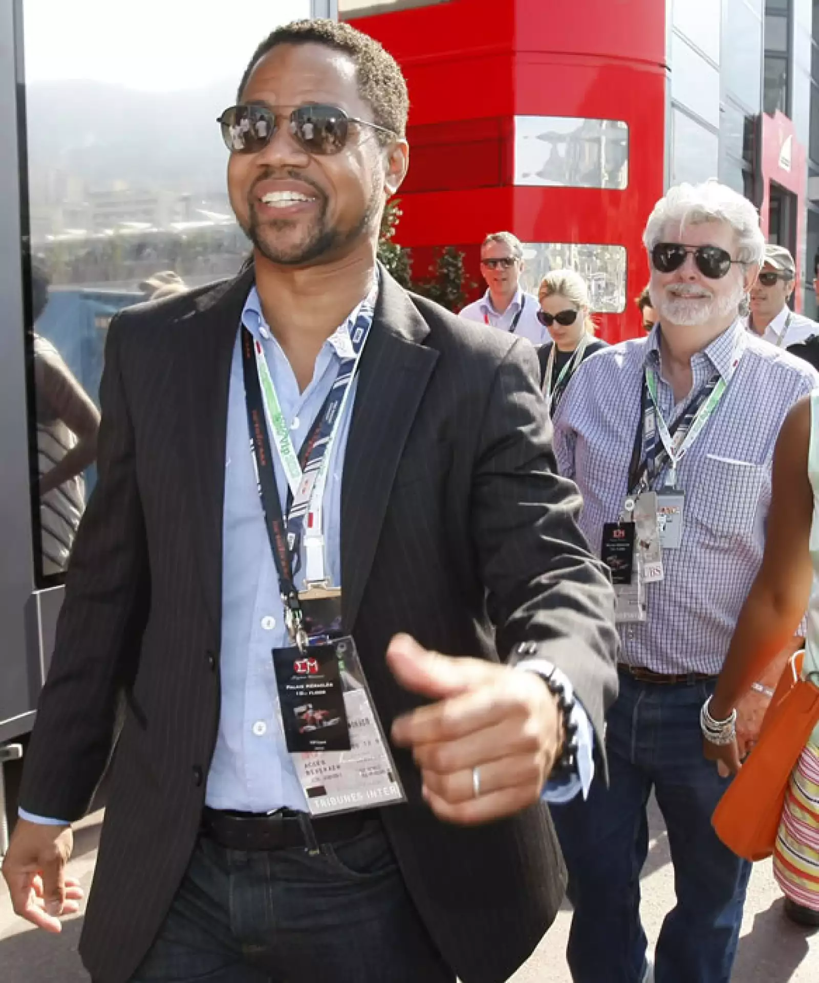 Otro aficionado al automovilismo es el actor Cuba Goodong Jr.