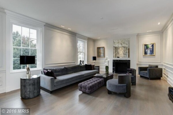 Sala de la nueva casa de Ivanka