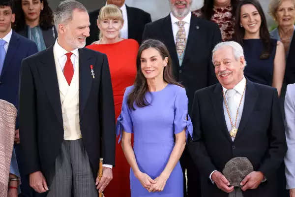 Spanish Royals Deliver "Miguel De Cervantes" Literature Award To Gonzalo Celorio