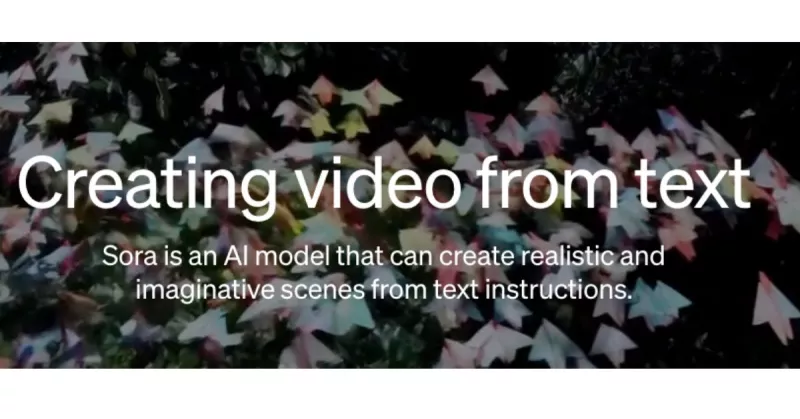 OpenAI presenta Sora, su herramienta para crear video con solo escribir un prompt