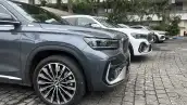 El frente de un Geely Monjaro EM-o, el nuevo SUV enchufable de la marca china. 