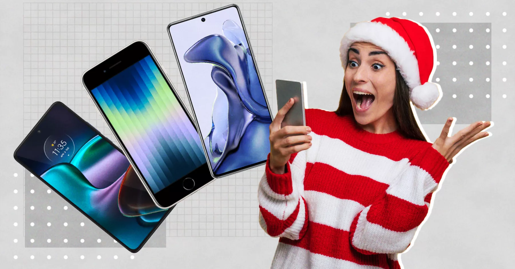¿Quieres regalar (te) un celular para Navidad? Te dejamos estas opciones