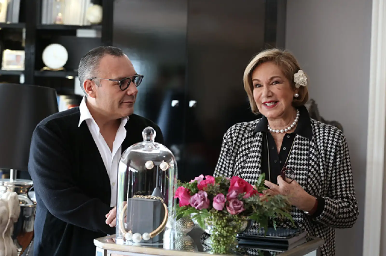 Daniel Espinosa y Guadalupe Loaeza