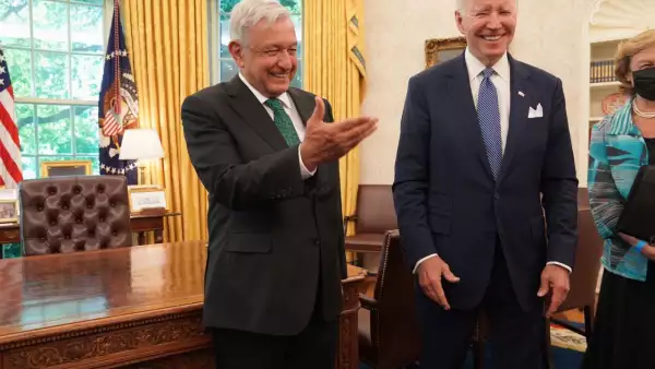 Andrés Manuel López Obrador, Presidente de México, y Joe Biden, presidente de Estados Unidos, se reunieron en la Casa Blanca.