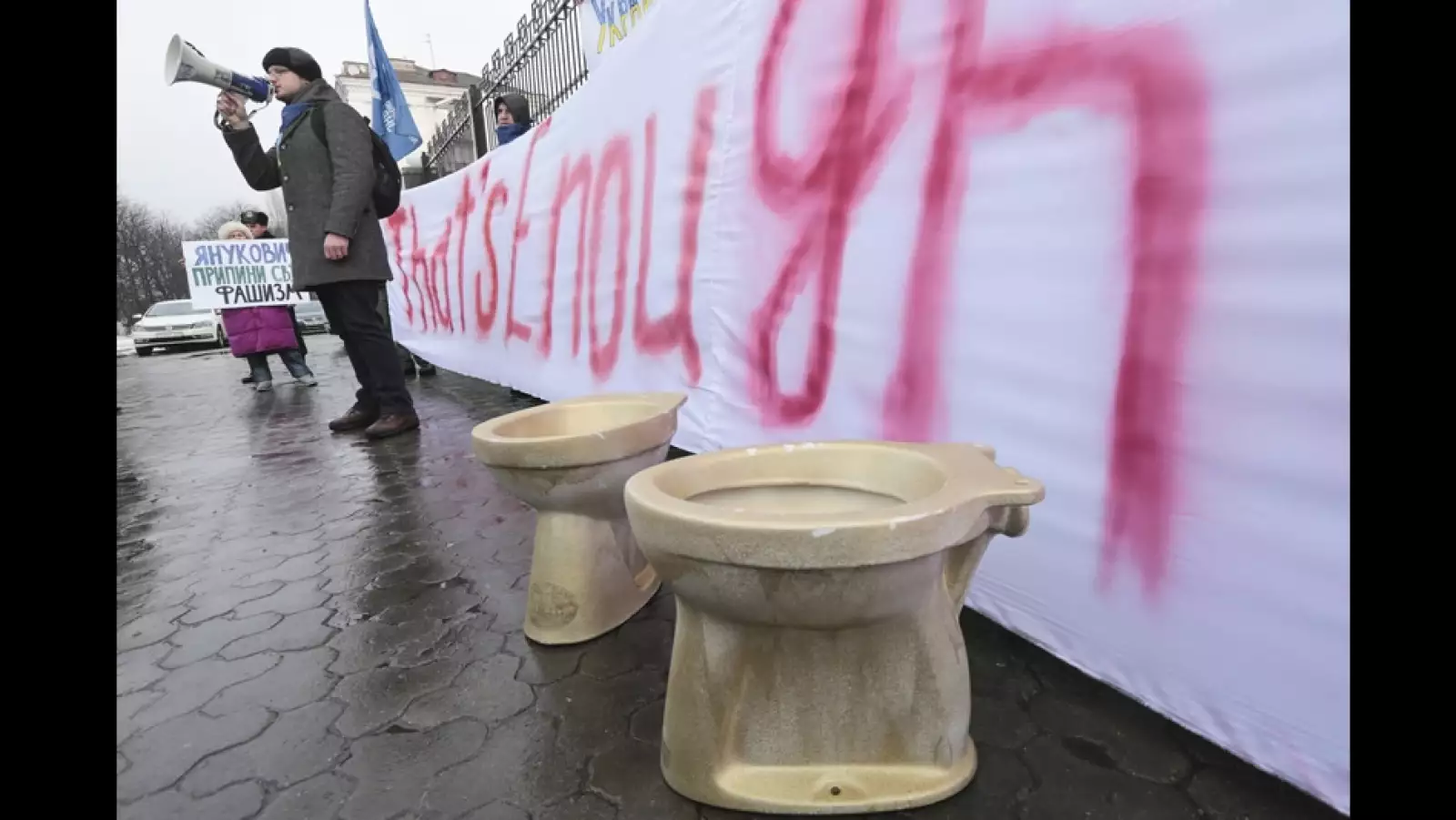 Sochi 2014. Protesta en Kiev