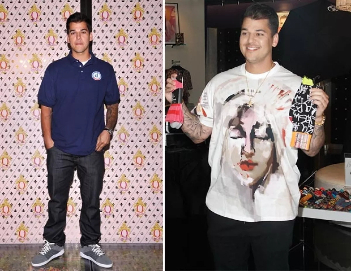 Robert ha mostrado sus problemas de obesidad en el show "Keeping up with the Kardashians".