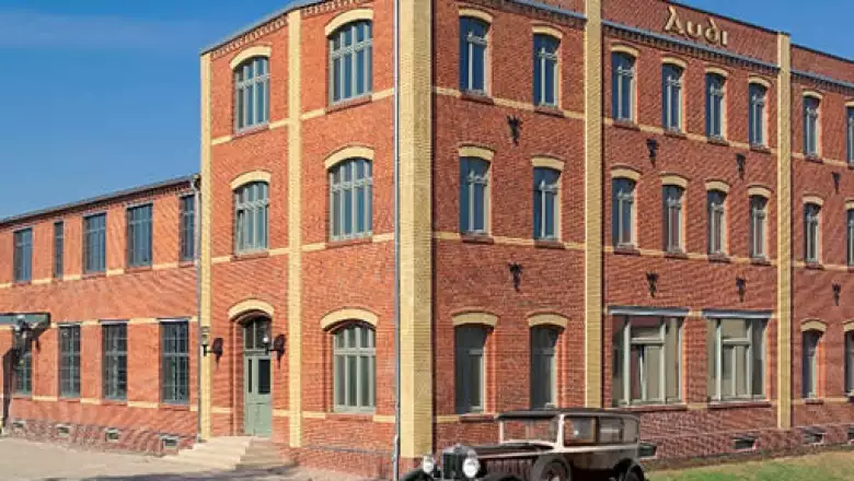 El Museo August Horch, que muestra la historia de Audi, está en el mismo edificio donde se fundo la empresa.