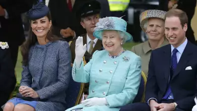 Queen Elizabeth II and The Duke And Duchess Of Cambridge Visit The East Midlands