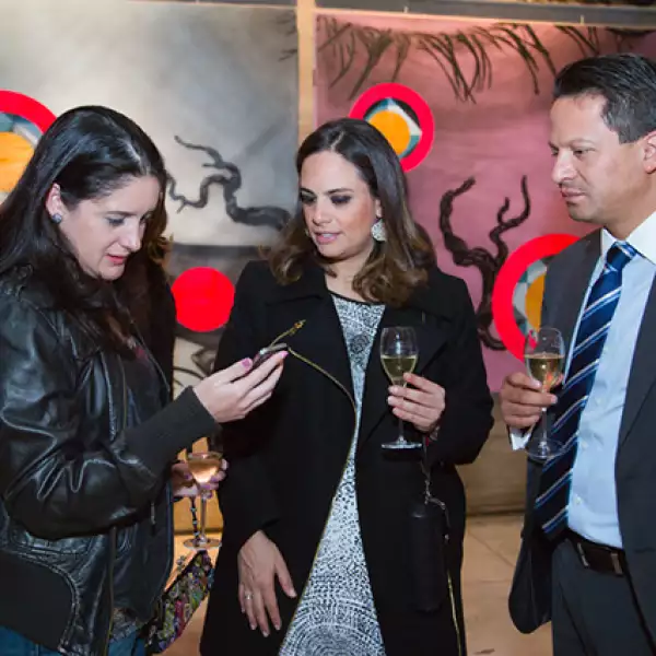 Elsa Alcalá, Savira Zapata y Victor Trón