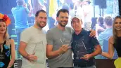 Rodrigo Peralta,  Juan Pablo Piña y Fernando Peralta
