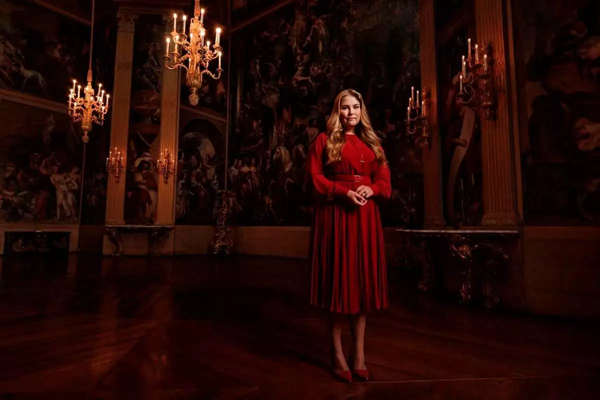 La princesa Amalia de Holanda