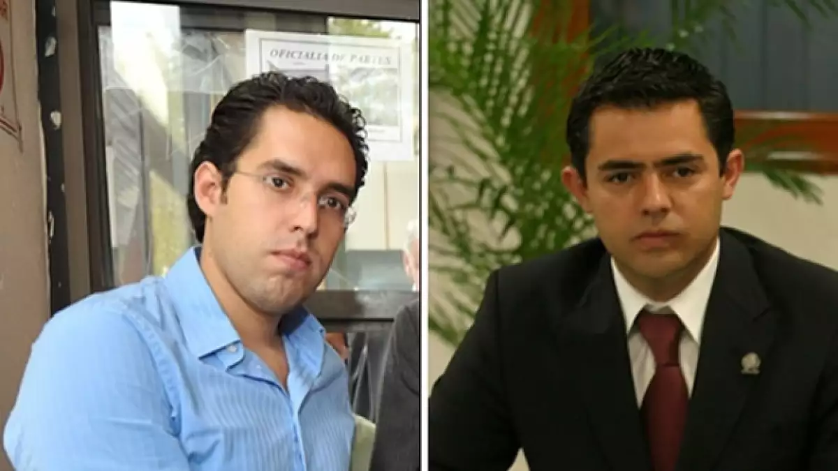 Rafael Miguel Medina Pederzini (izquierda) y Sergio Israel Eguren Cornejo, exfuncionarios panistas que podrán volver a México tras detención en Brasil