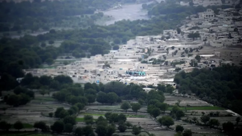 Afganistán - vista aérea