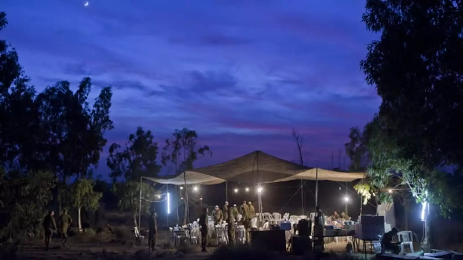 campamento de soldados