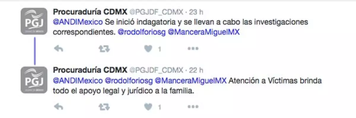 Las autoriades informaron que ya se encuentran indagando en el asunto.