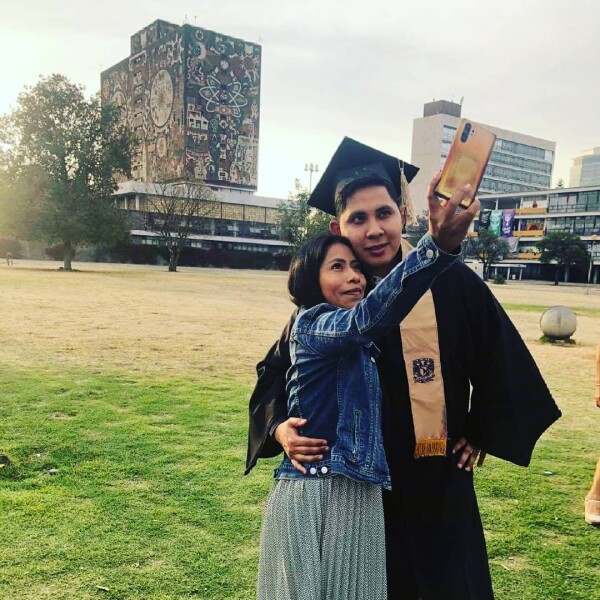 Yalitza Aparicio y su novio Andre Montes