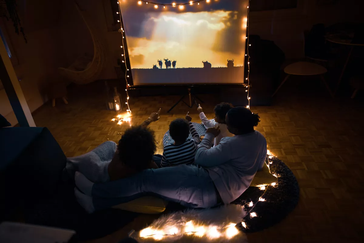 Movie night at home!