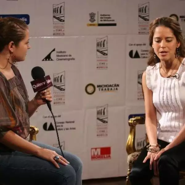 Después de presentar Purgatorio, película donde hace un desnudo, Ana Claudia le concedió una entrevista a QuienTV en uno de los hoteles de la ciudad. En la charla la actriz nos platicó sobre la cinta.