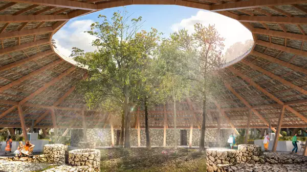 Estación del Tren Maya en Nuevo Xcán