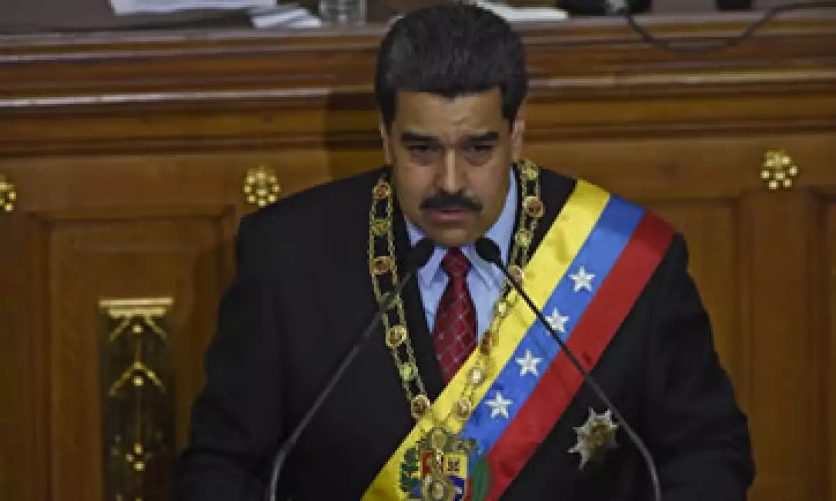 El presidente venezolano dijo ante el Parlamento que su gobierno cumplirá con sus compromisos de deuda externa. (Foto: AFP )