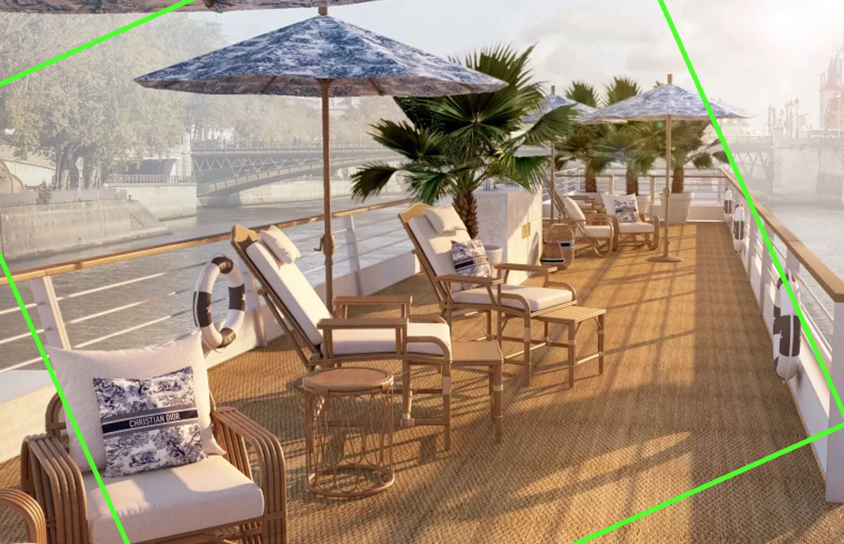 dior spa sena barco bote