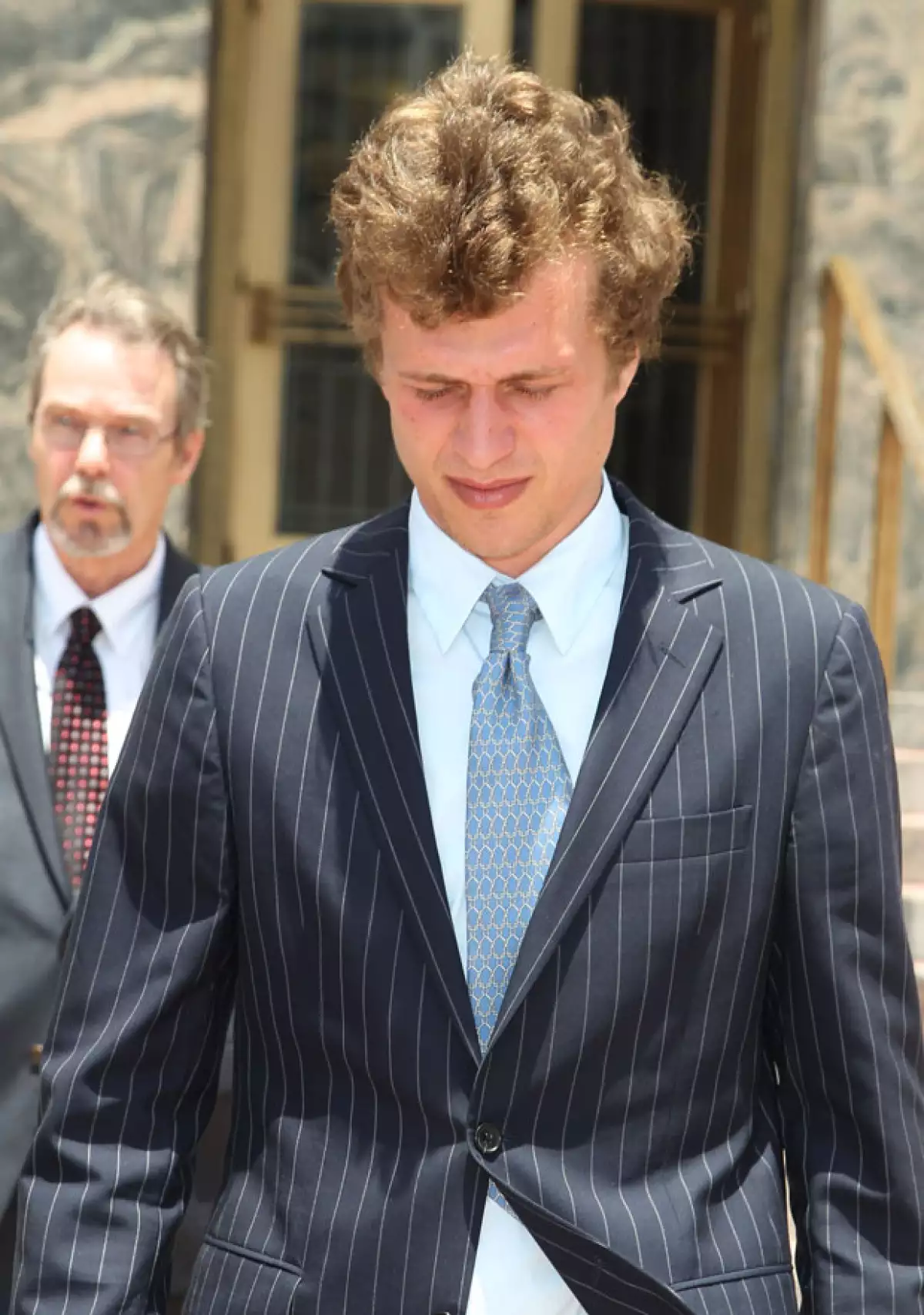 Conrad Hilton al salir del juzgado en junio de 2015.