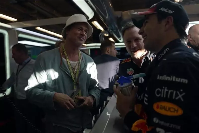 Brad Pitt y Sergio 'Checo' Pérez