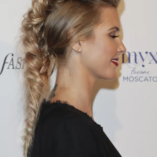 Audrina Patridge el evento pre Oscar de OK! Magazine.