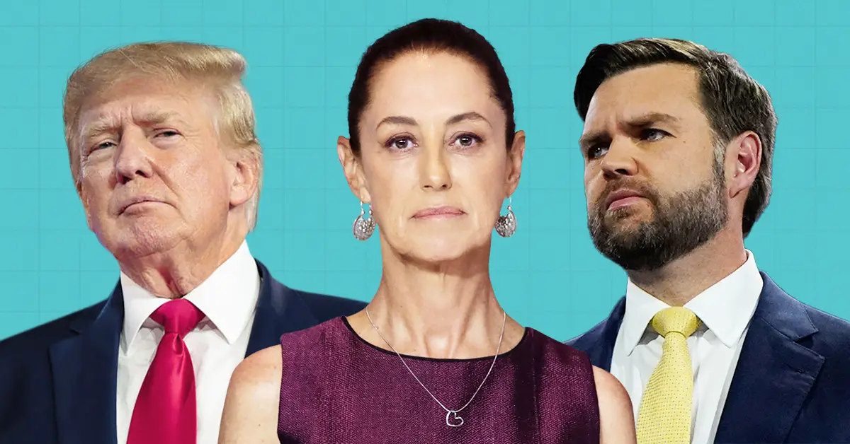 Trump y Vance contra Sheinbaum