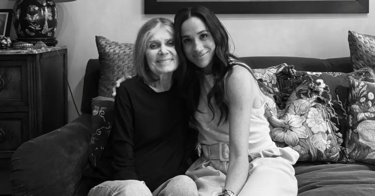 Gloria Steinem y Meghan Markle posan juntas
