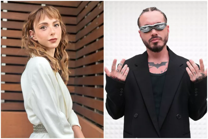 Natalia Téllez y J Balvin