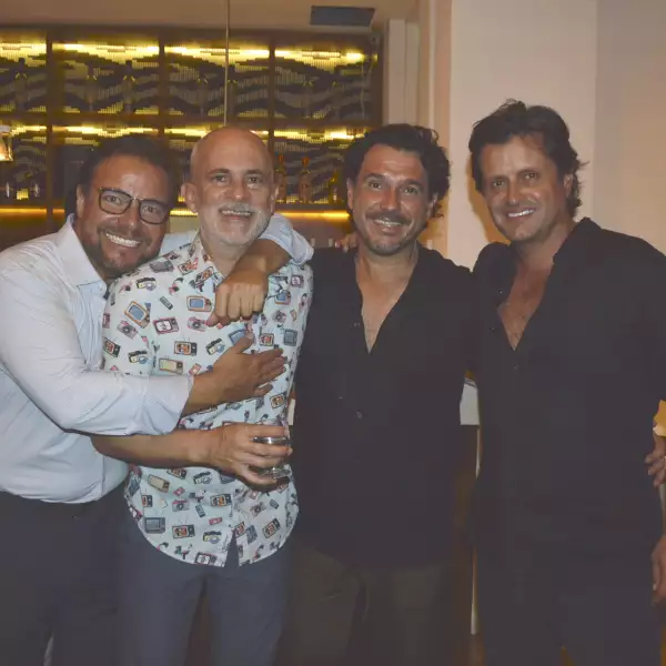 Edgar Pereira Gemayel, Arturo Navarro, Rolly Pavia y Geoffrey Fernández