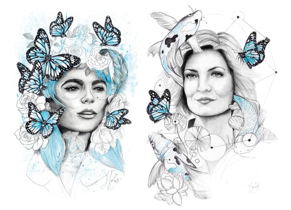 Retratos de Sofía Castellanos